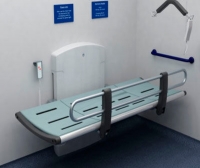 Changing table / rectangular / height-adjustable / electric