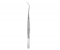 Diagnostic dental tweezers / curved