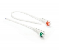 Drainage catheter / suprapubic / balloon / human