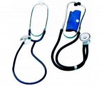 Dual-head stethoscope / general medicine / metal