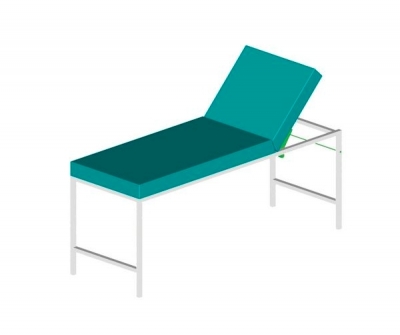 Fixed-height examination table / 2-section