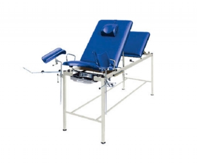 Gynecological examination table / fixed-height / 3-section