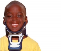 Rigid cervical collar / with thoracic extension / tracheostomy / C4