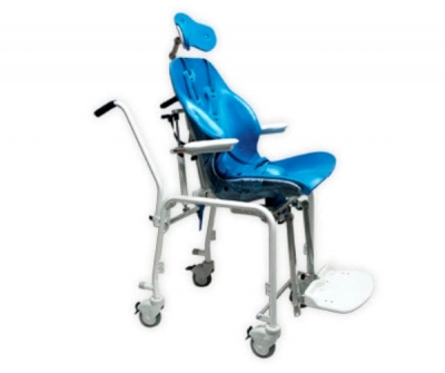 Shower chair / on casters / pediatric