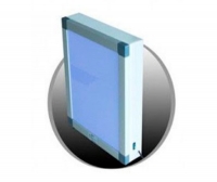 White light X-ray film viewer / 1-section / with switch